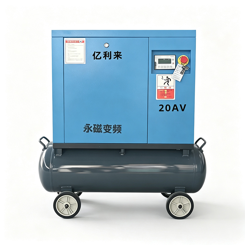 15kW 10 hingga 15 Bar Tank Mounted High Pressure VSD Air Compressor