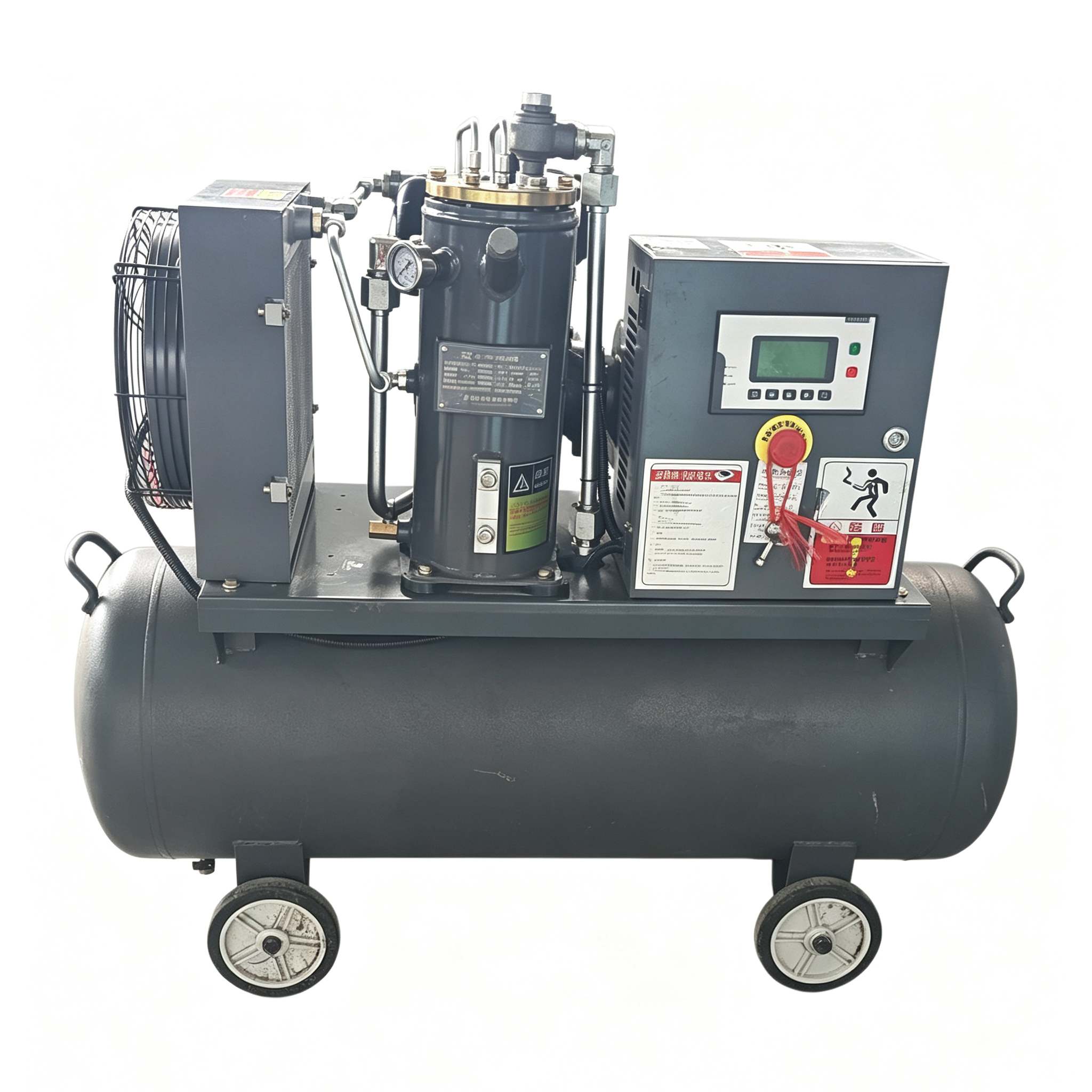 4.5kW 8 Bar Tank Dipasang Kelajuan Tetap Pemampat Udara Satu Peringkat