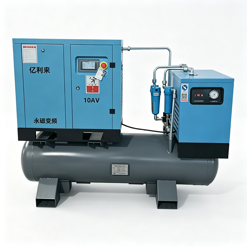 7.5kW 8 Bar 4 dalam 1 PM Pemampat Udara VSD