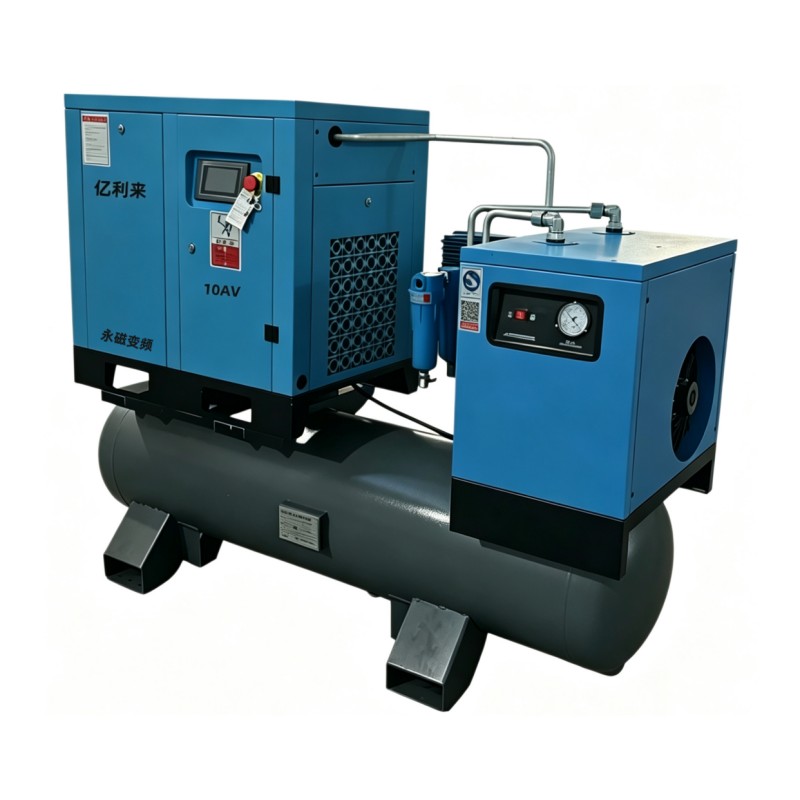 7.5kW Tekanan Tinggi 4 dalam 1 Pemampat Udara VSD